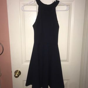 navy blue homecoming dress